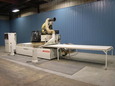 2005 Morbidelli Author 430S Nesting Machine with Rake Unloading