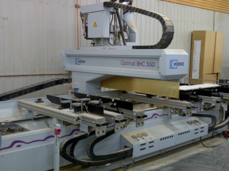 Weeke BHC 550 Machining Center, 2002